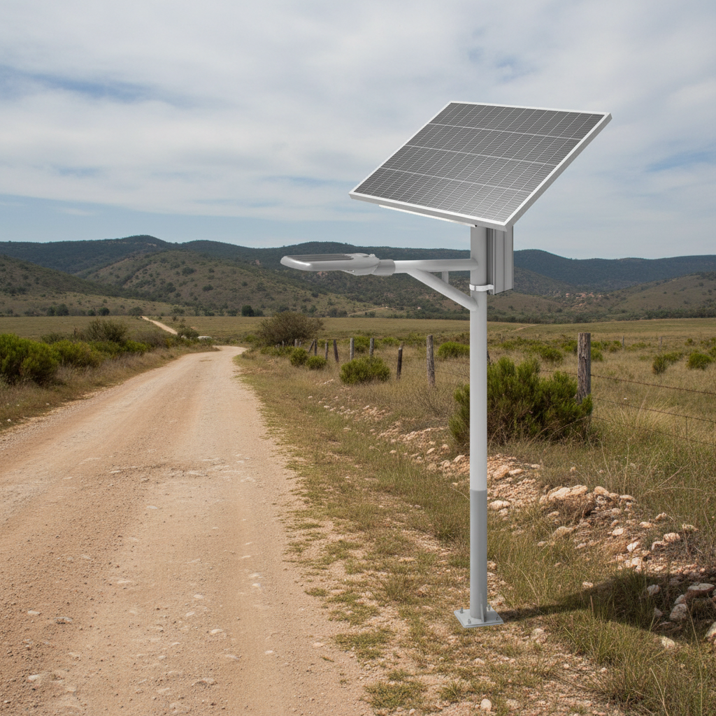 Farola solar modular